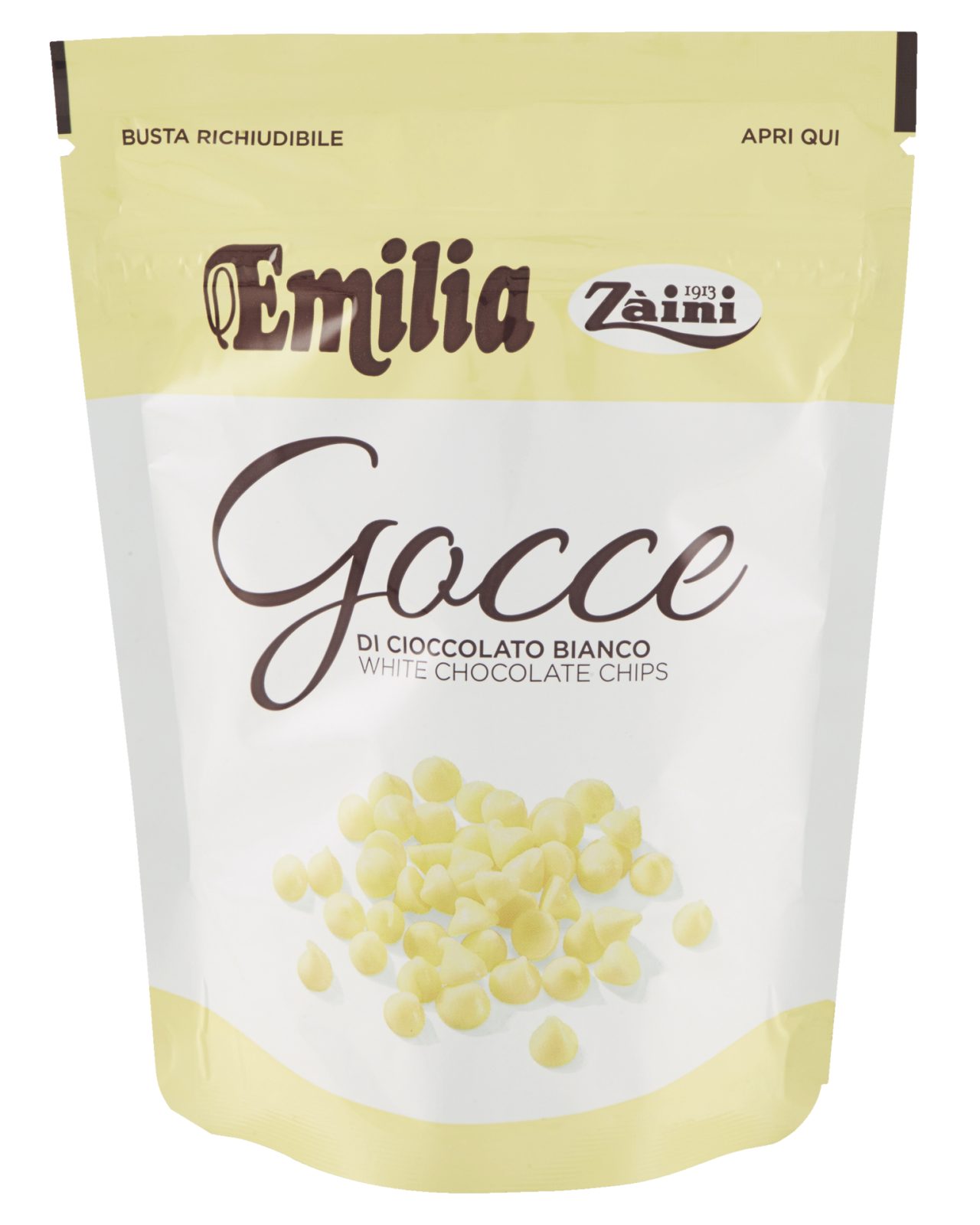 Gocce di Cioccolato Bianco Emilia