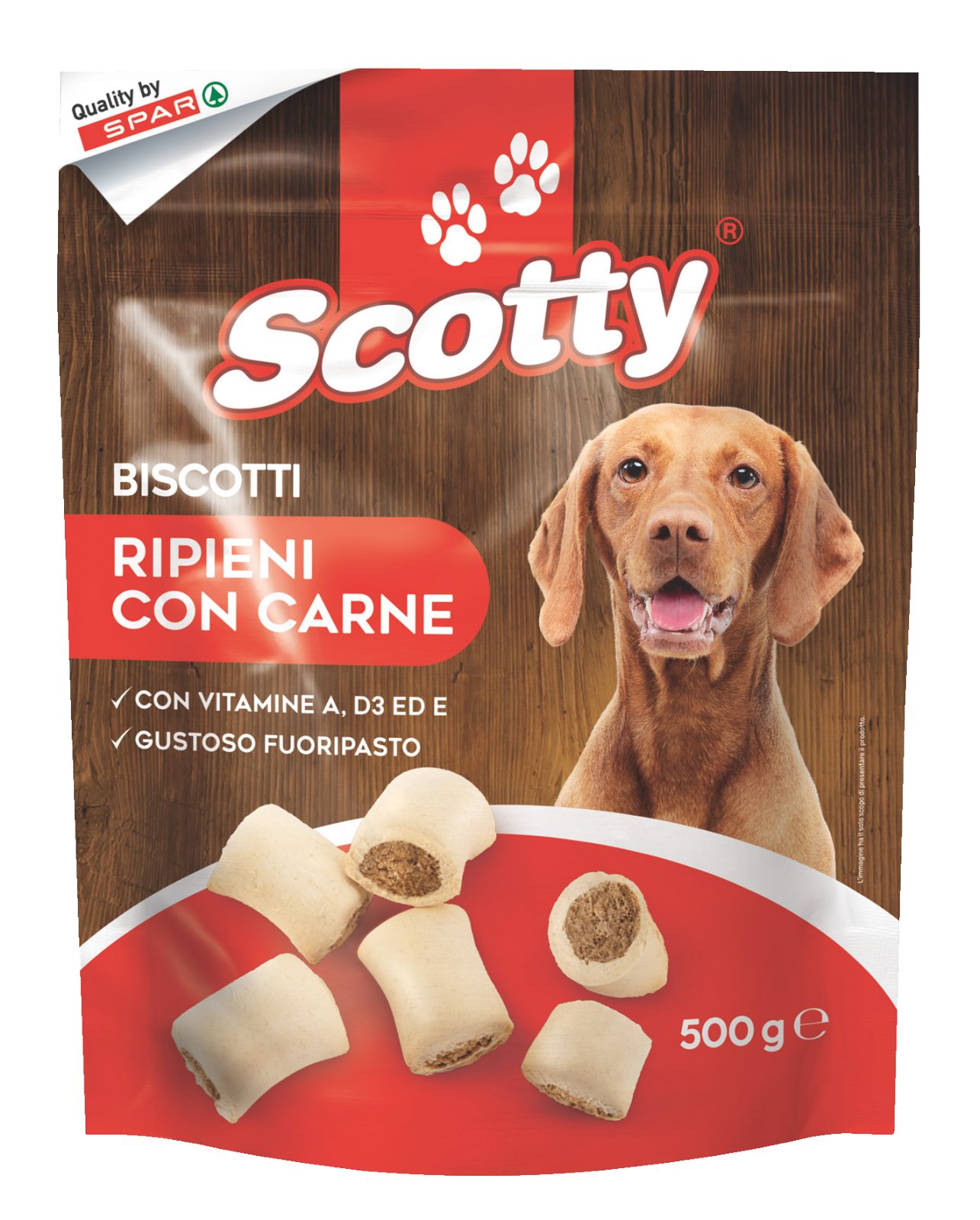 Biscotti Cane Ripieni Carne