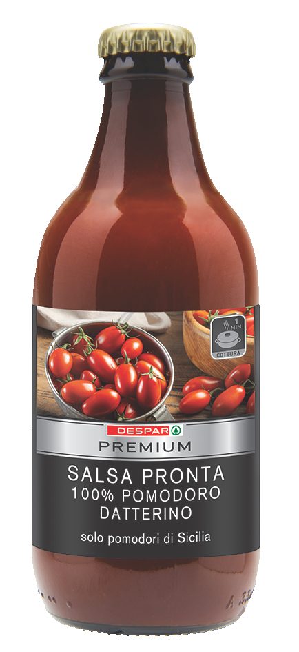 Premium-Fertigsauce aus 100 % Datterino-Tomaten