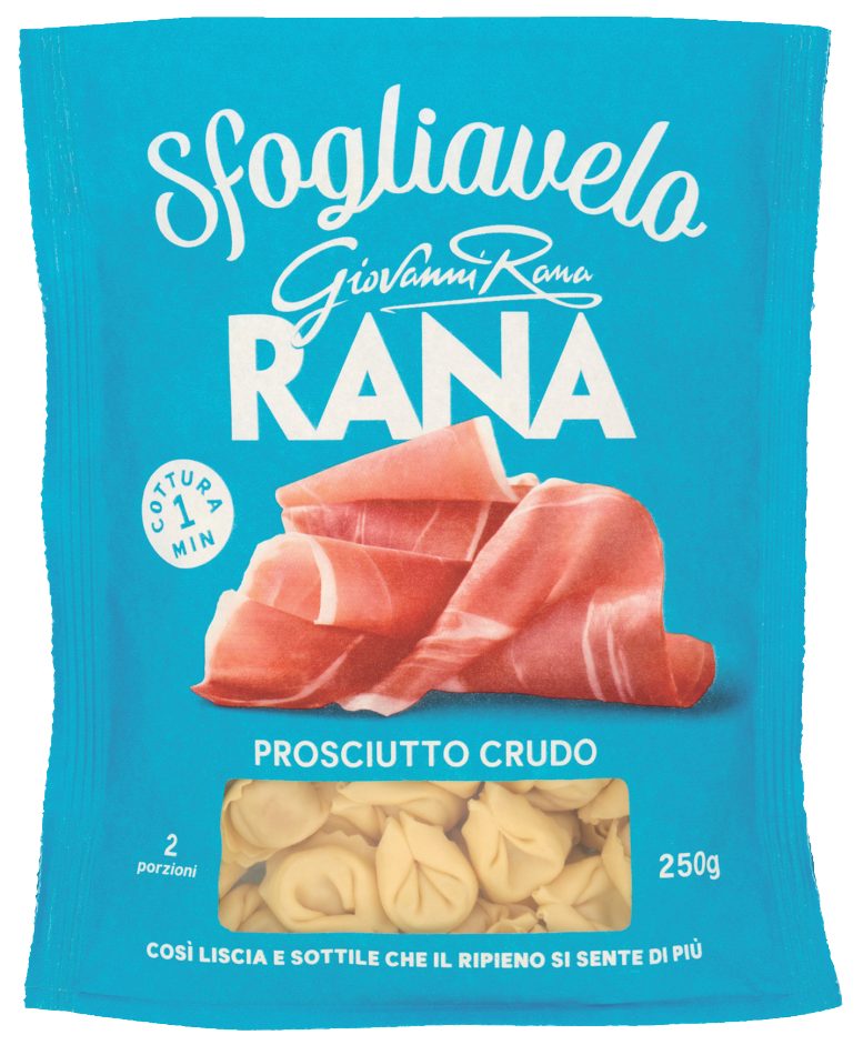 Pasta fresca ripiena Sfogliavelo con prosciutto crudo