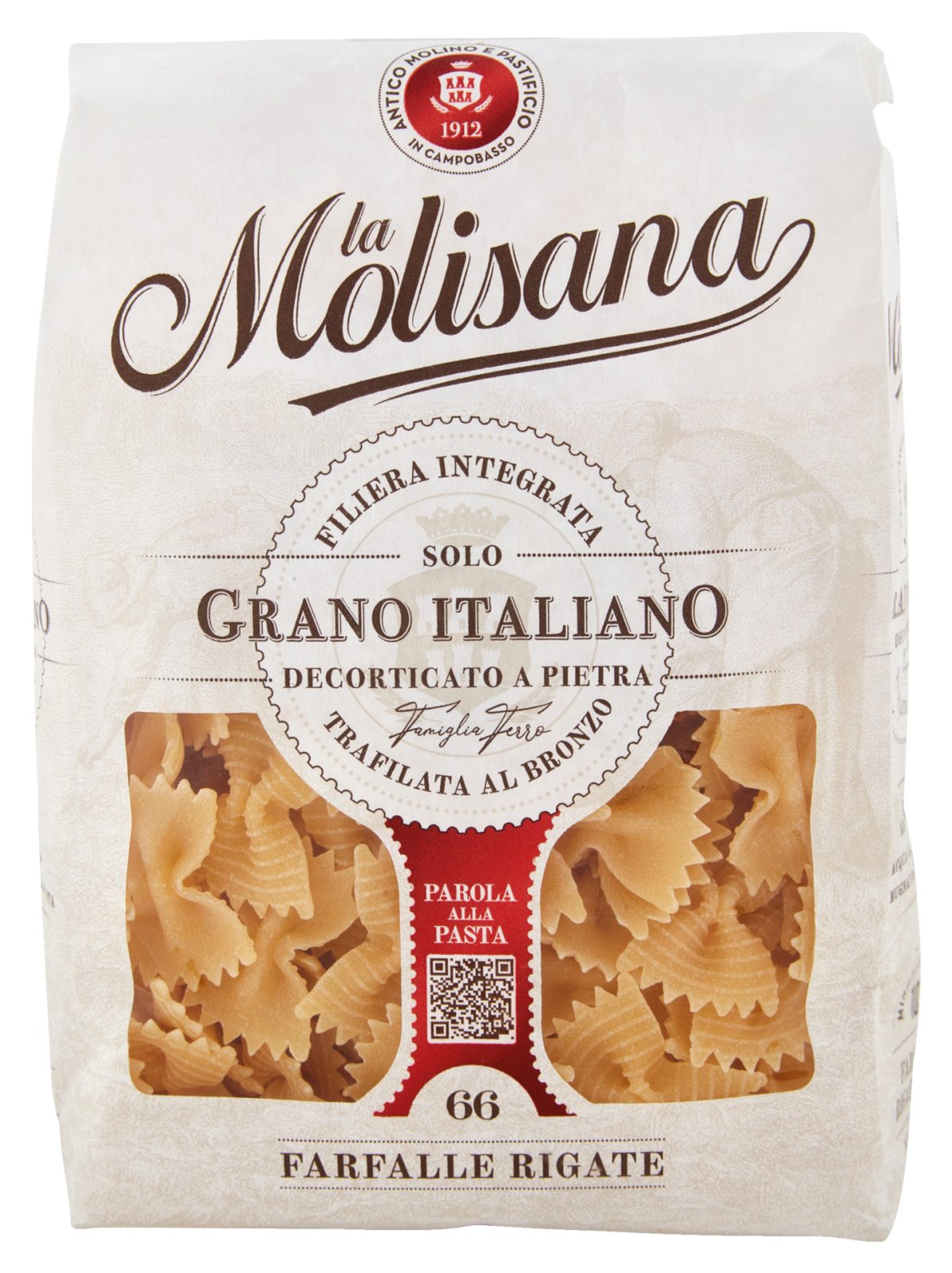 Pasta di semola Farfalle Rigate