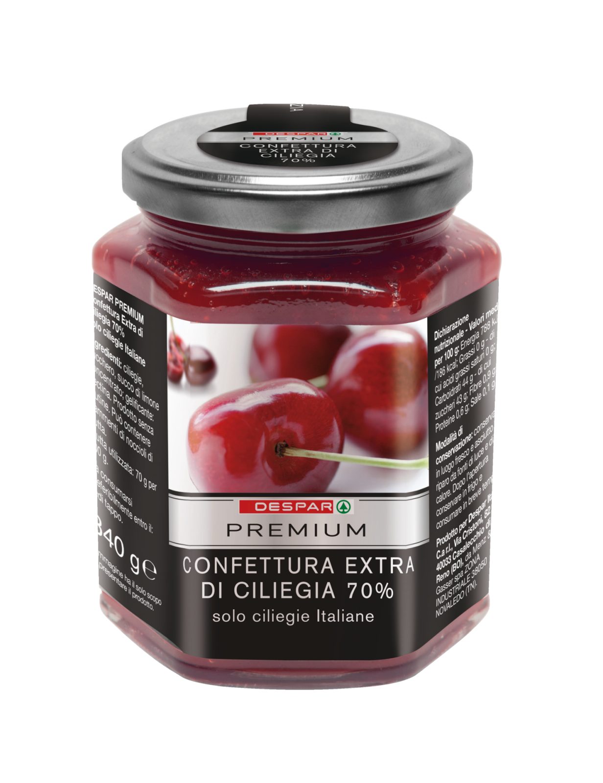 Konfitüre Extra, Kirsche 70%