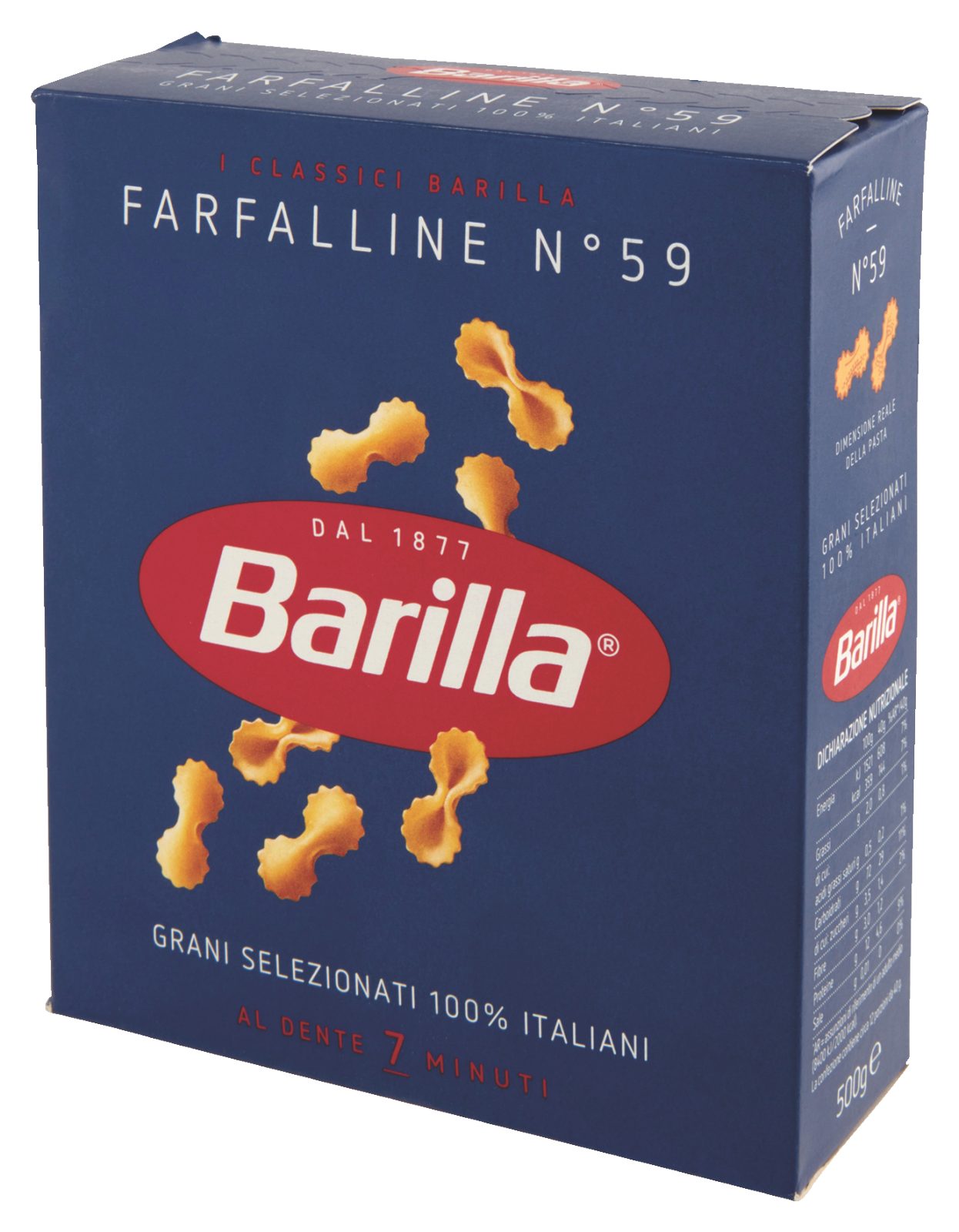 Pasta di semola farfalline
