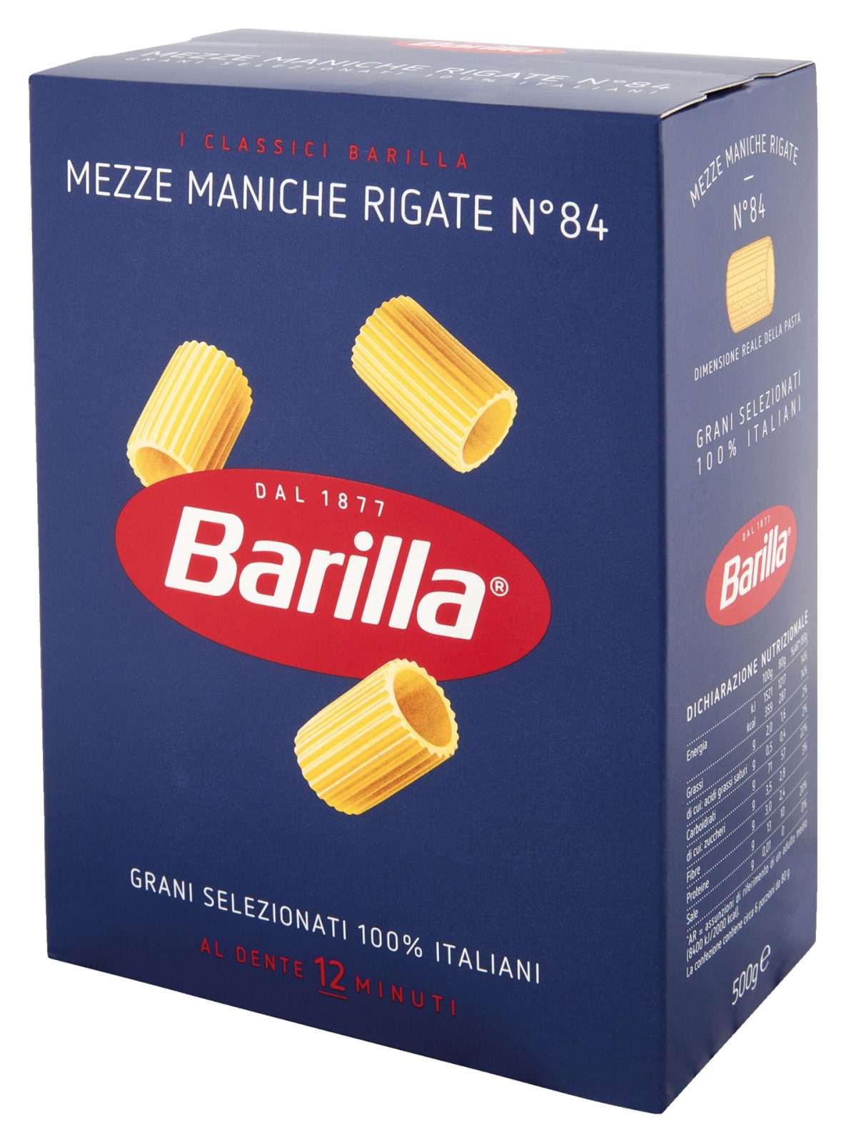 Pasta di semola mezze maniche