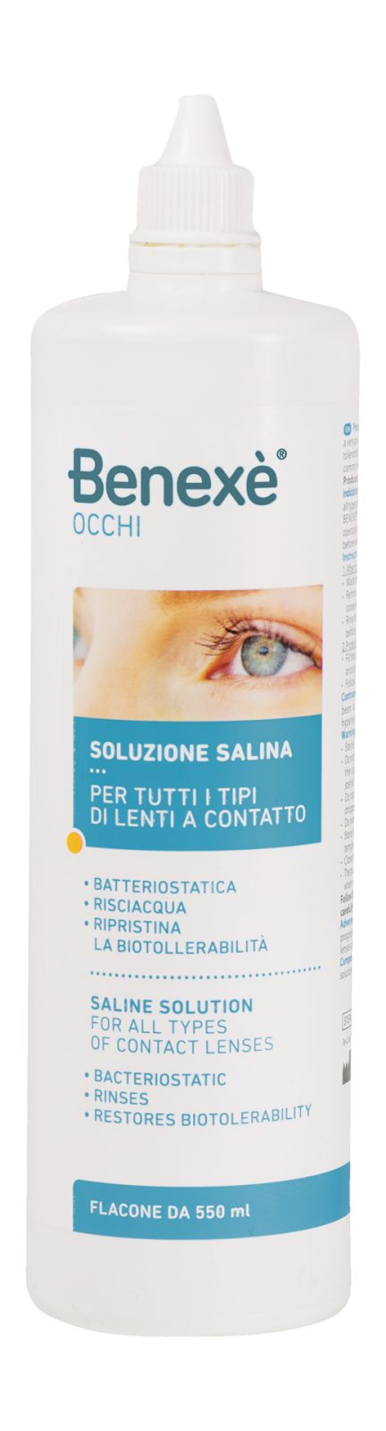 Occhi Soluzione Salina per Tutti i Tipi di Lenti a Contatto