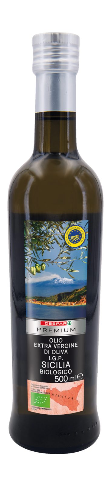 Olio extra vergine di oliva I.G.P. Sicilia Biologico