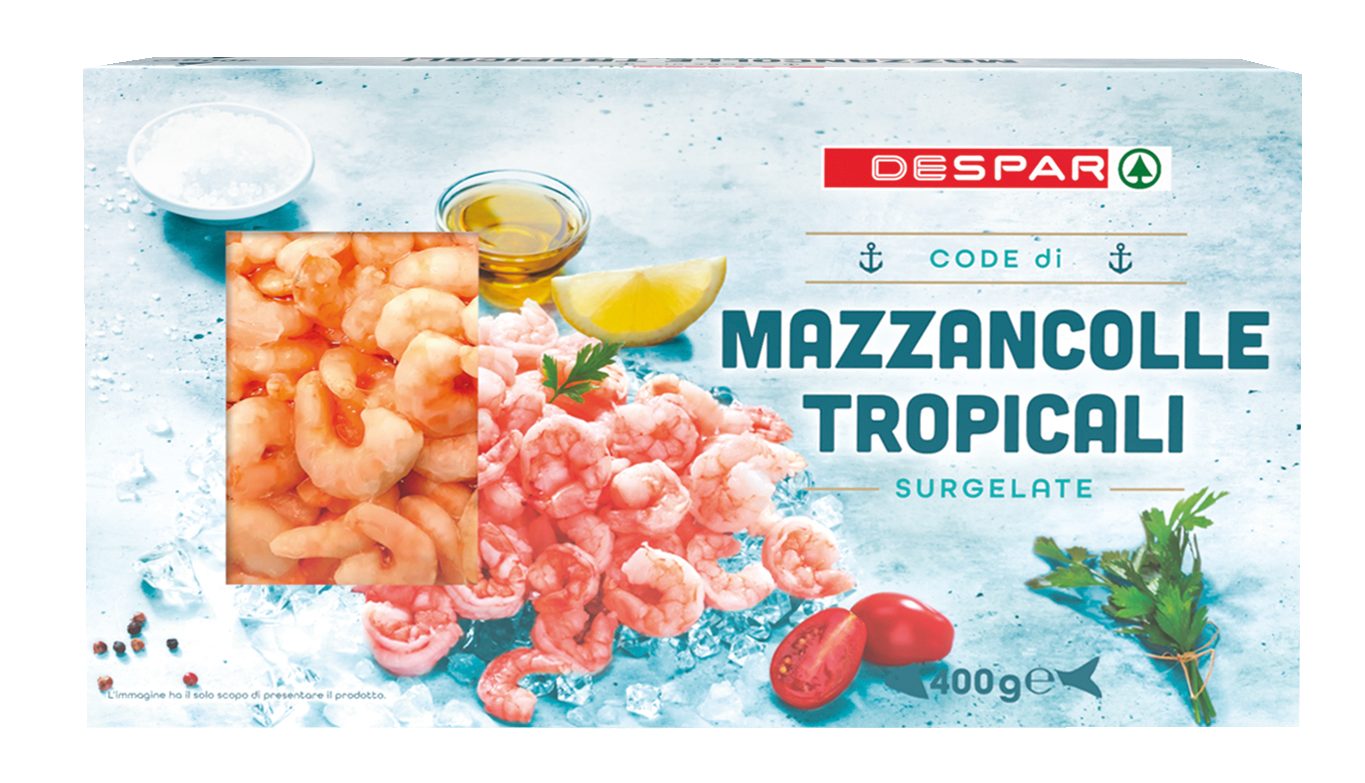 Code di Mazzancolle Tropicali surgelate