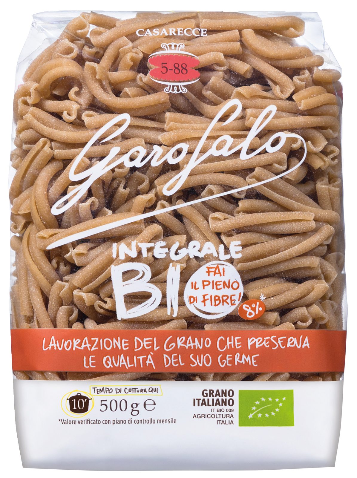 Pasta integrale Bio Casarecce 