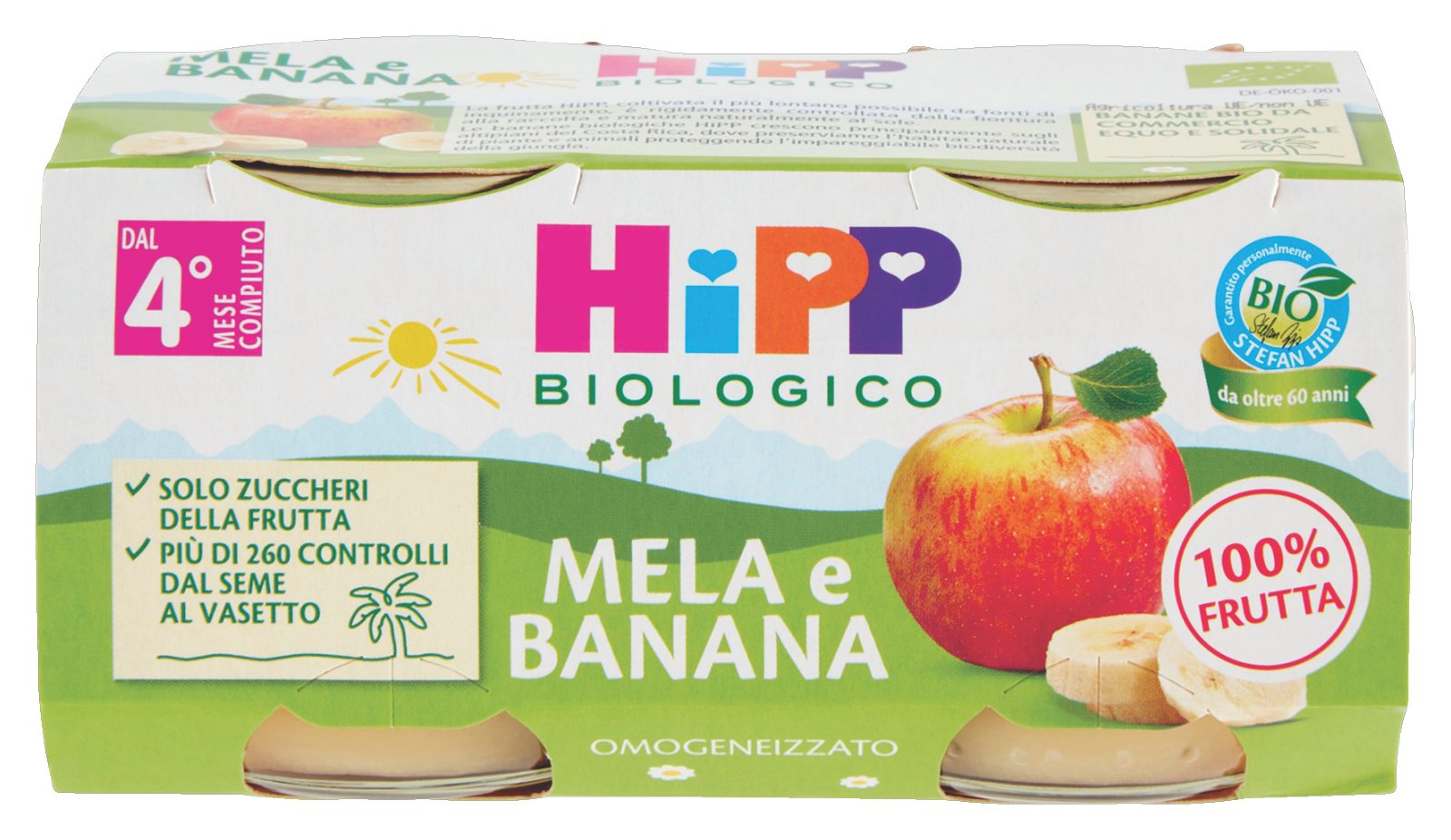 Bio-Babynahrung 100% Frucht