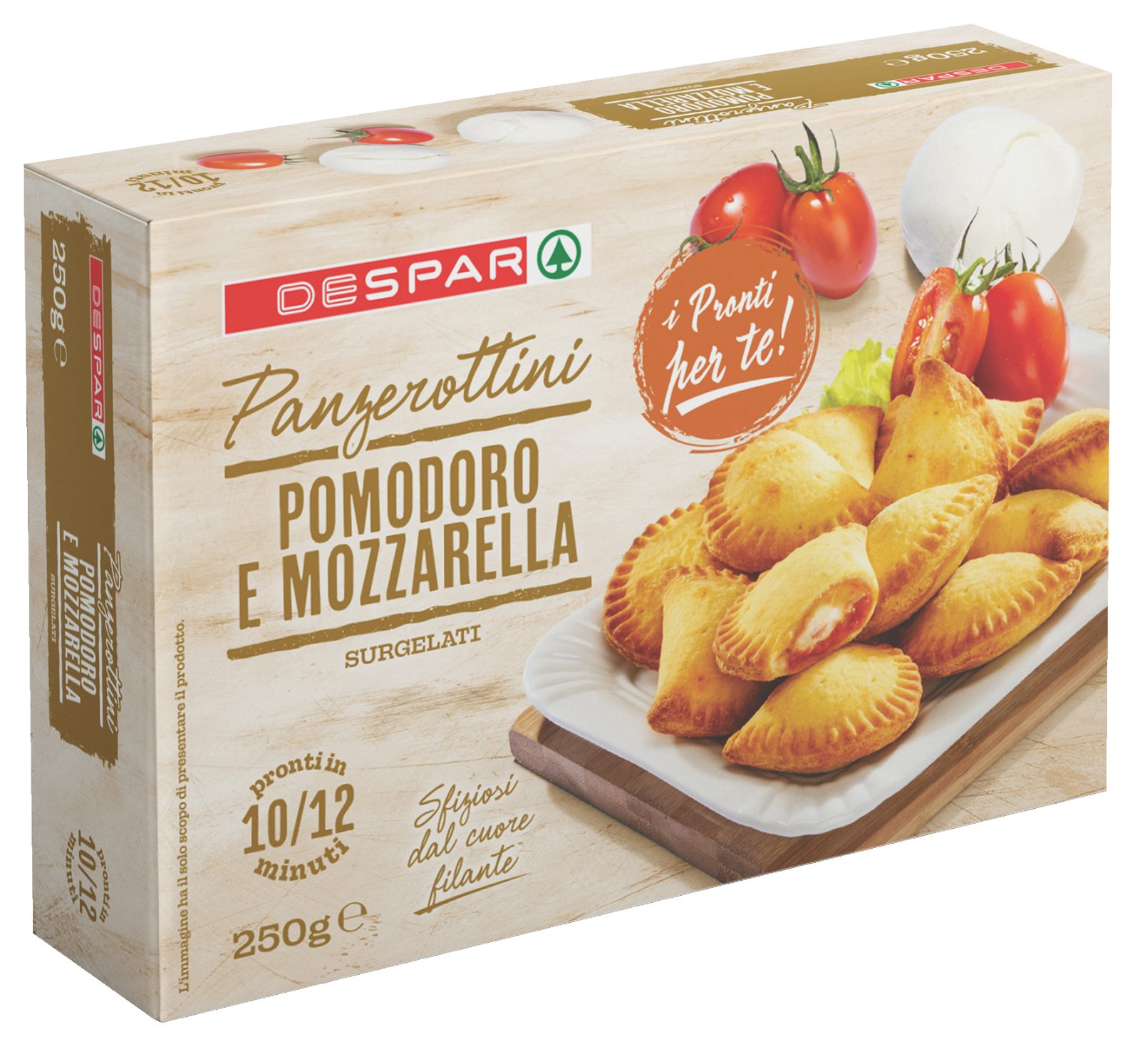 Panzerottini con Pomodoro e Mozzarella