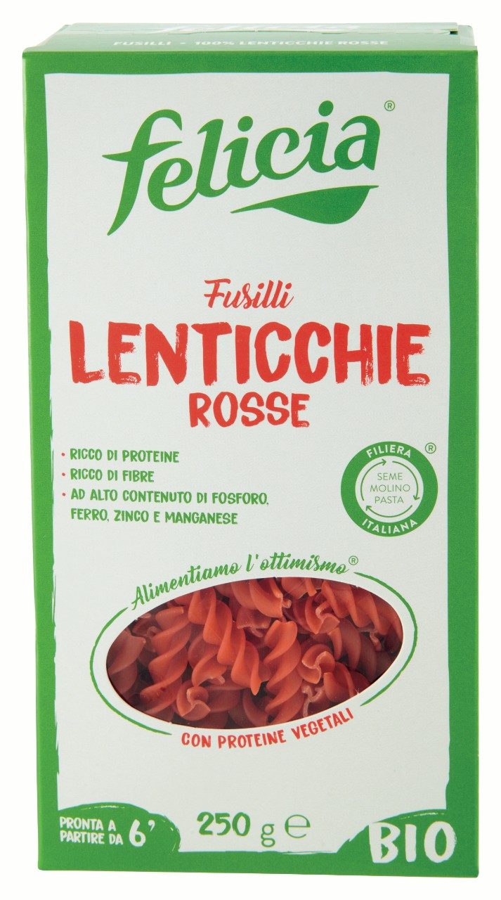 Pasta Lenticchie Rosse Bio