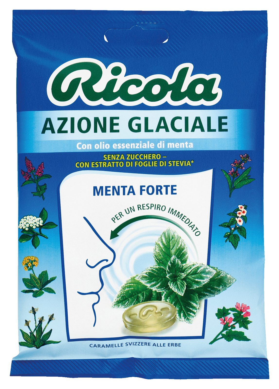 Caramelle Ricola azione glaciale