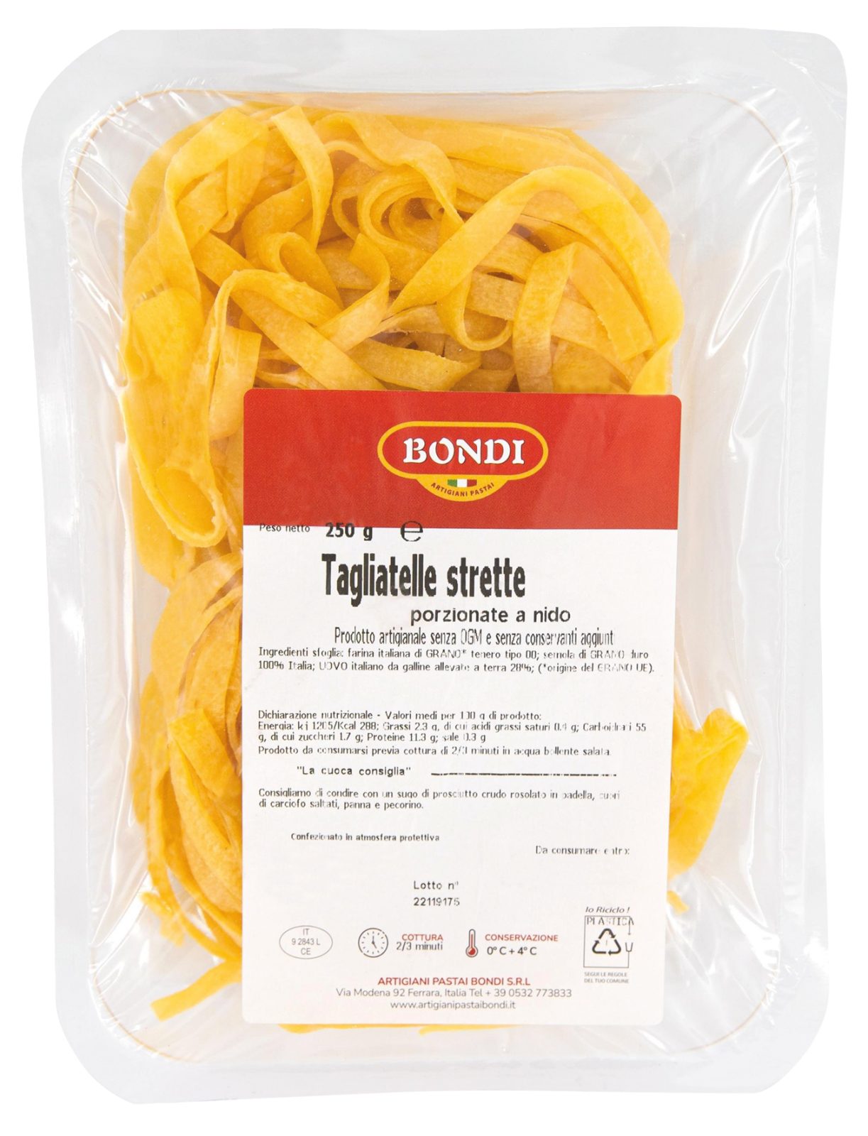 Tagliatelle strette