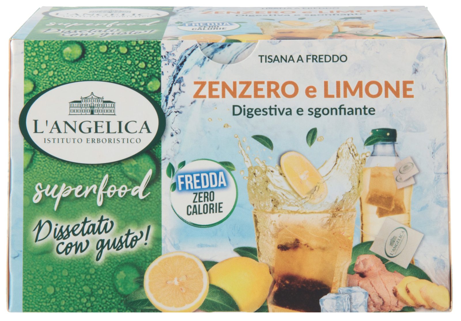Eistee Angelica Ingwer und Zitrone