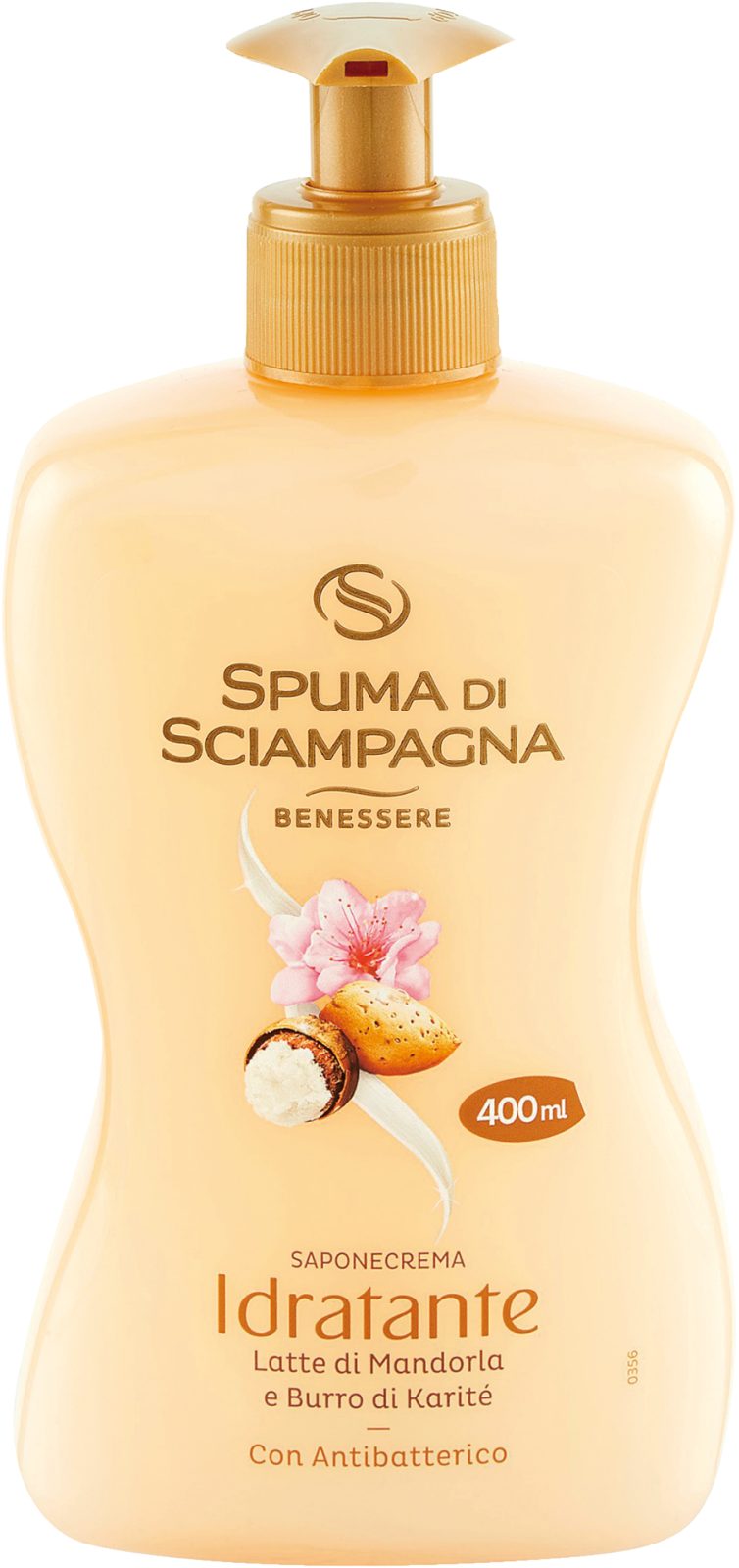 Sapone crema con antibatterico Mandorla