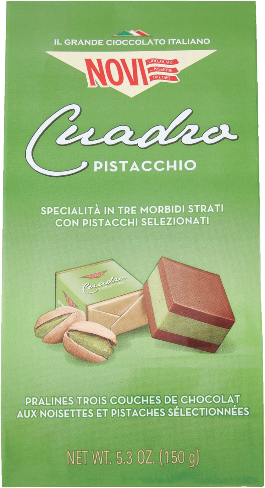 Pralinen Cuadro mit Pistazie