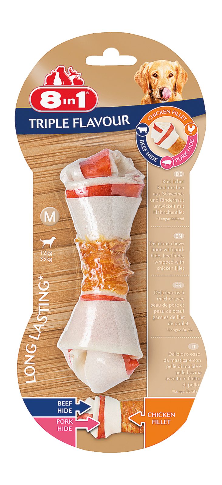 OSSO CANE 8 IN 1 TRIPLE FLAVOUR M