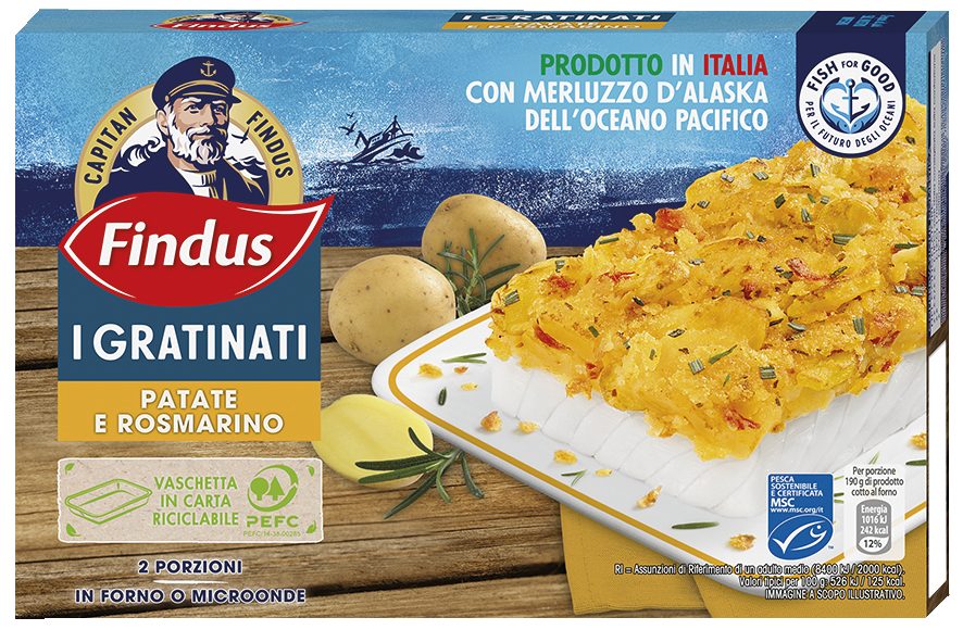 Merluzzo Gratinati patate