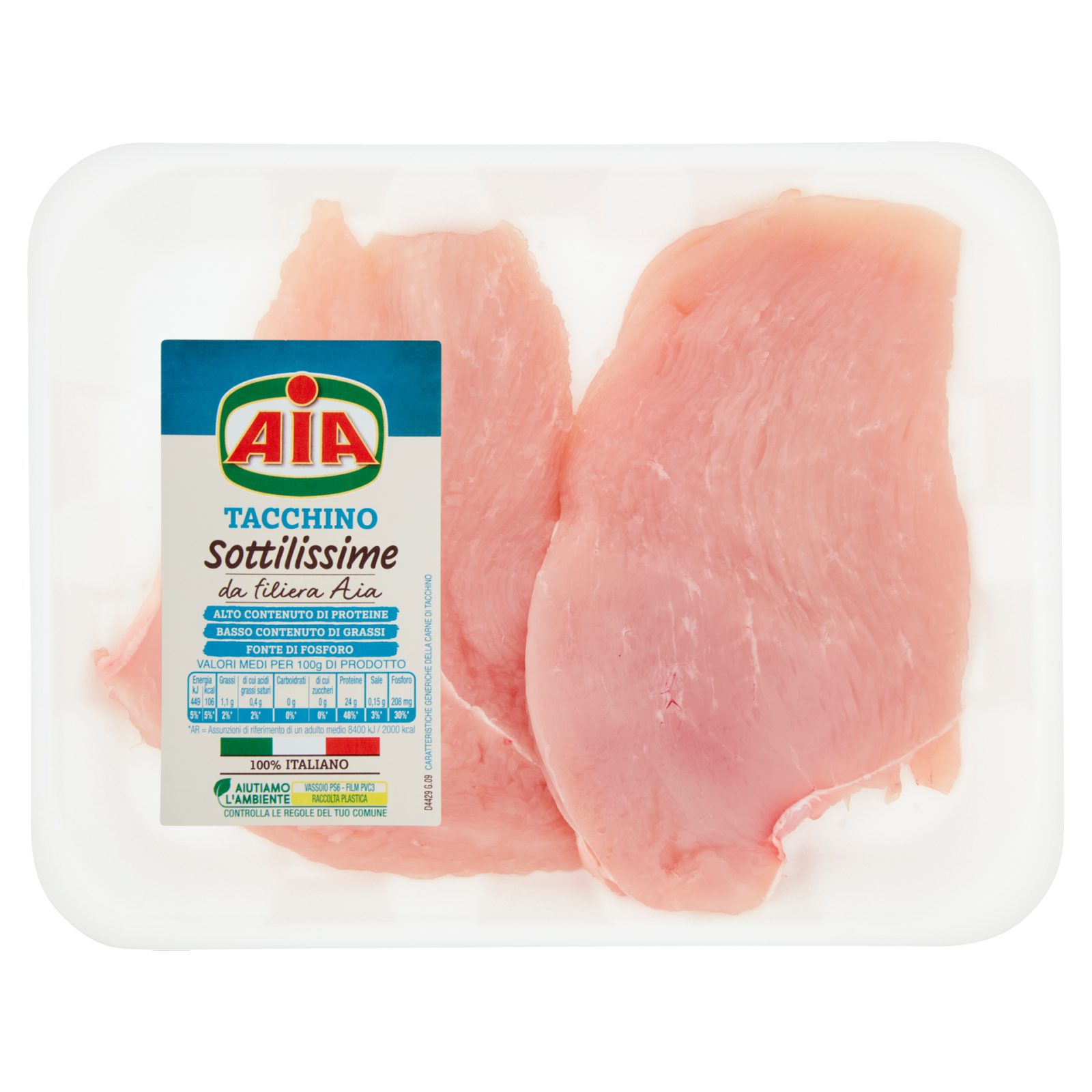 Putenfleisch Fettine Sottilissime Aia