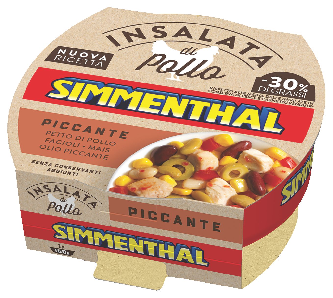 Insalate di Pollo con Fagioli e Olio Piccante