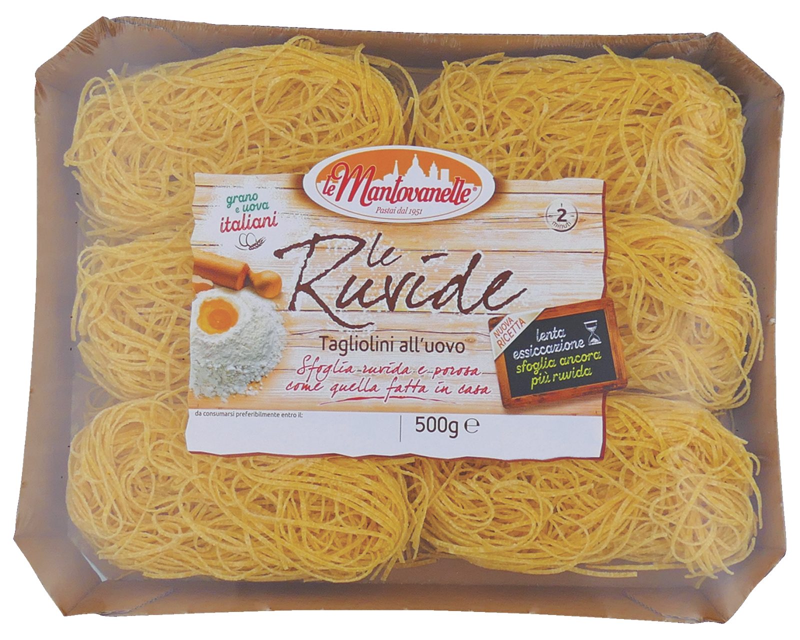 Pasta all'uovo Le Ruvide Tagliolini
