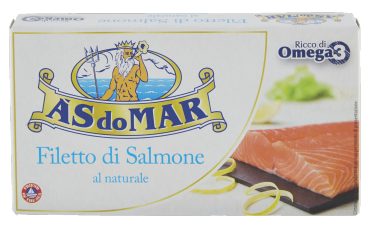 Filetto di salmone al naturale - AS do MAR - 100 g