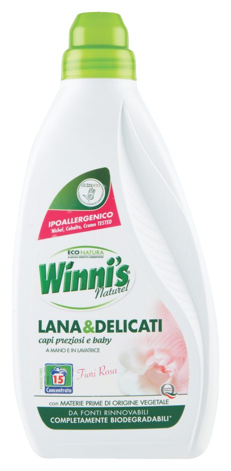 Detersivo lavatrice concentrato per lana e delicati