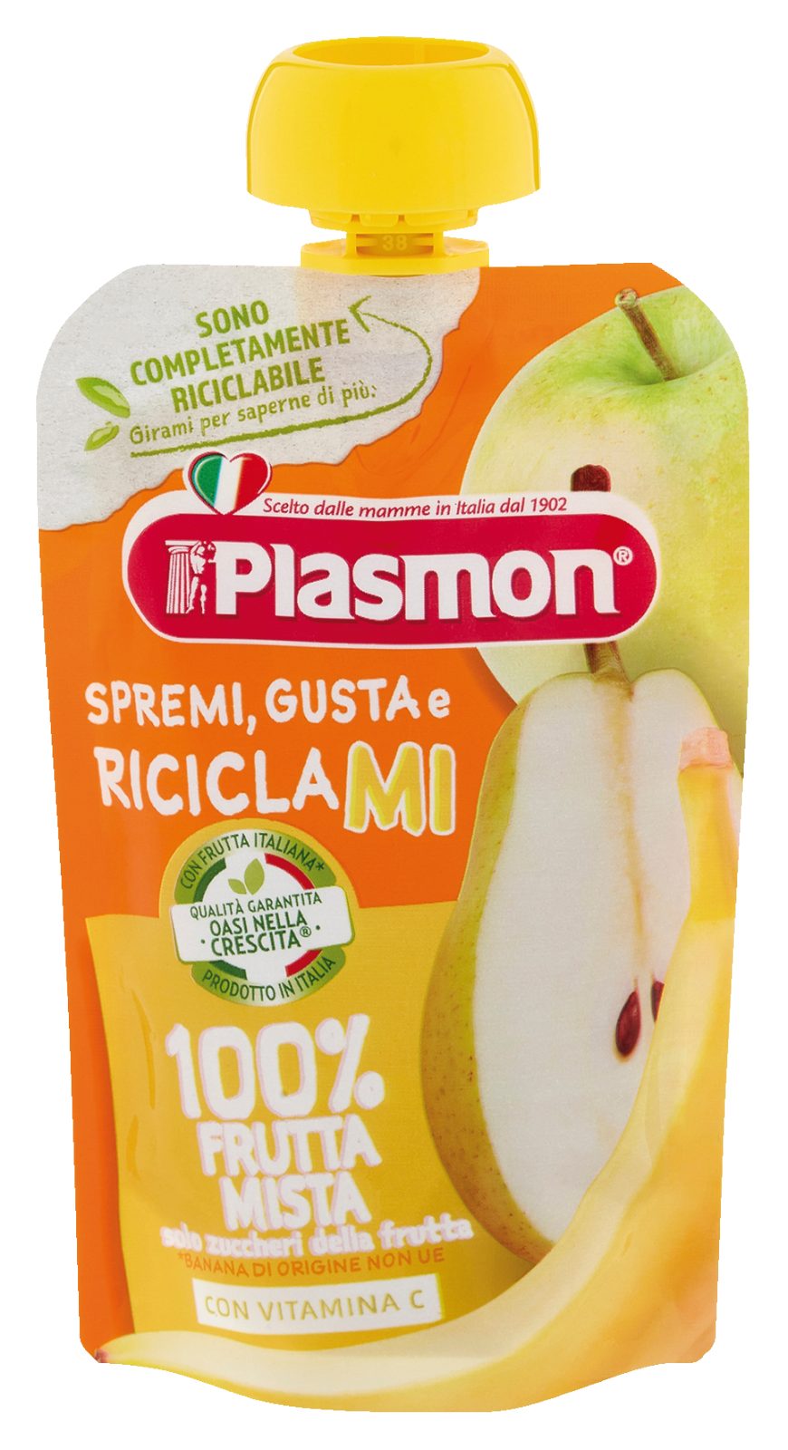 100% Frutta Mela, Pera, Banana