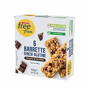 6 Barrette con gocce di cioccolato senza glutine