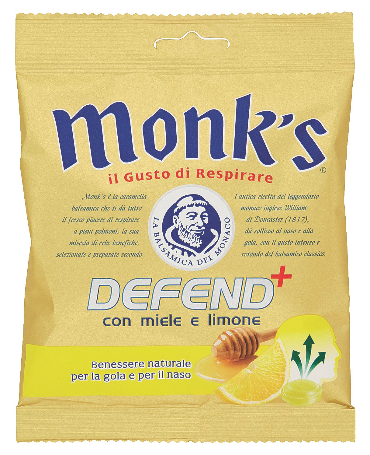 Bonbons Defend+ Honig und Zitrone