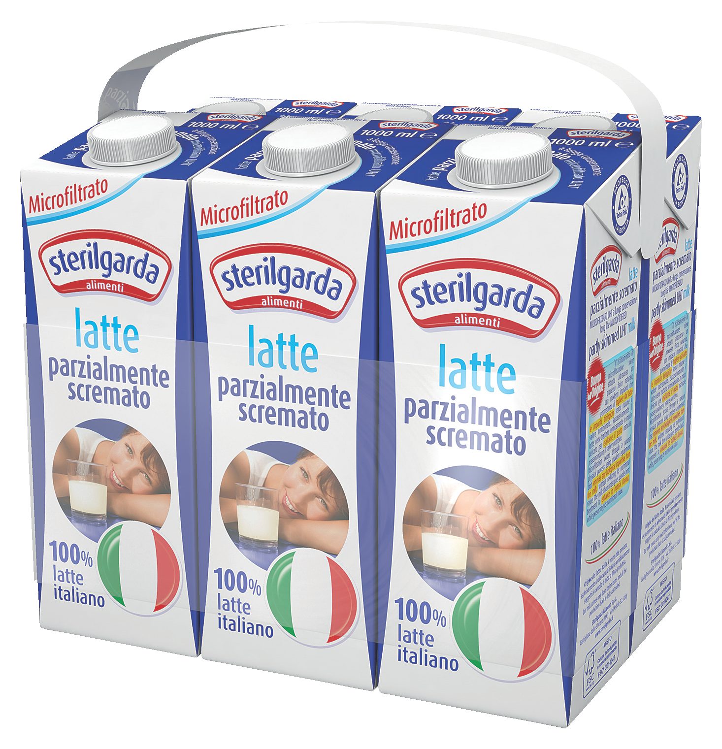 Latte UHT Parzialmente Scremato Microfiltrato 