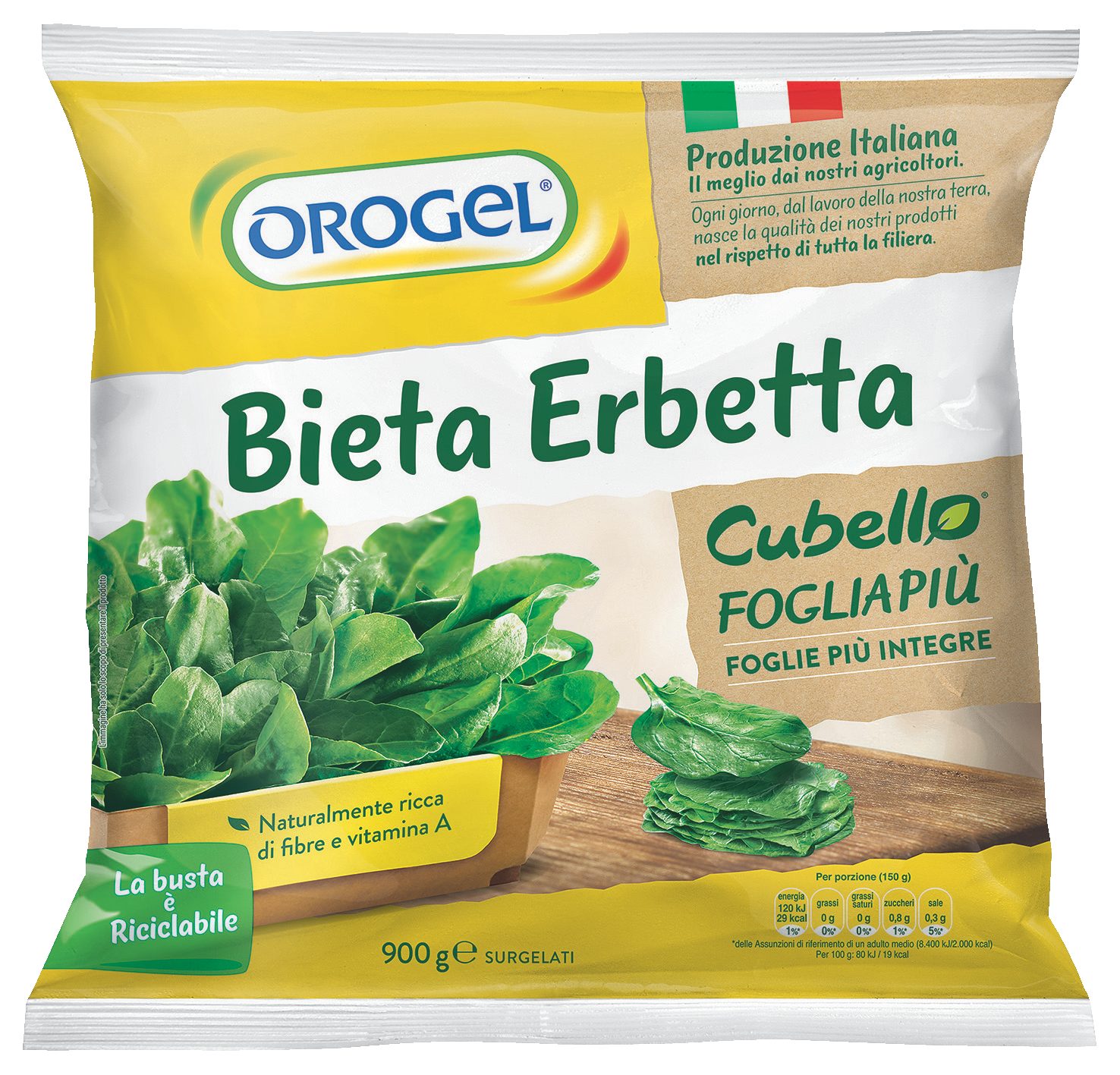 Cubello Bieta Erbetta Foglia Più surgelati