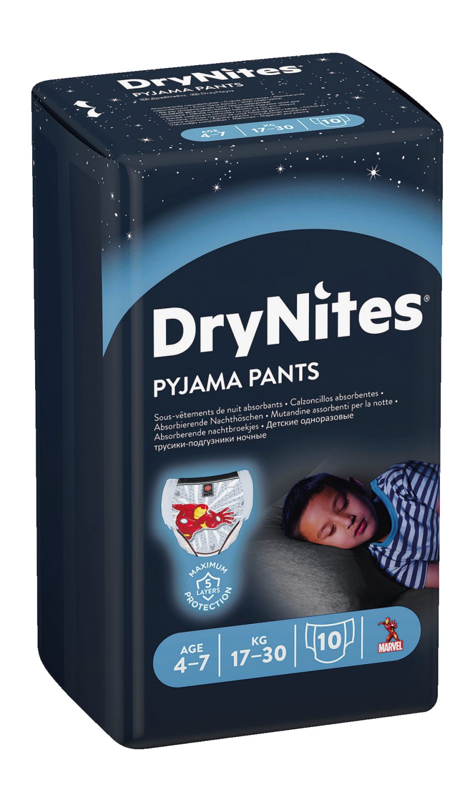 DryNites Pyjama Pants Age 4-7 17-30 Kg