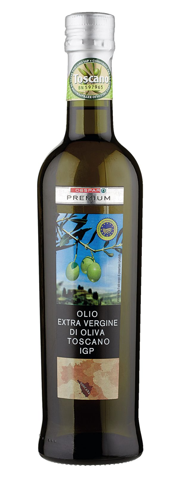 Kaltgepresstes Olivenöl aus der Toskana g.g.A. 