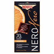 Tavoletta di cioccolato NeroNero 70% Cacao Arancia