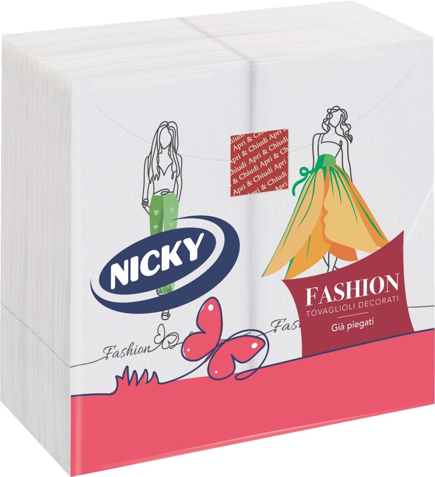 50 Tovaglioli Fashion
38 x 38 cm
già piegati