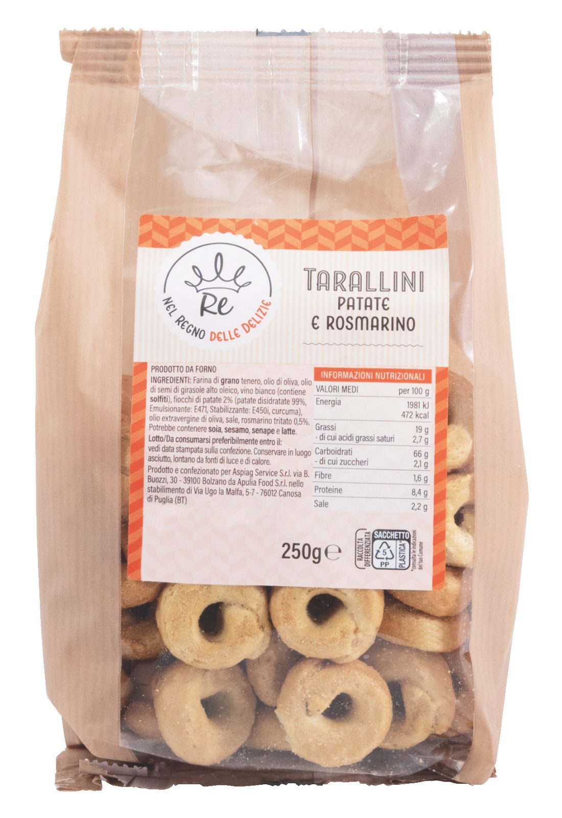 Tarallini Patate e Rosmarino