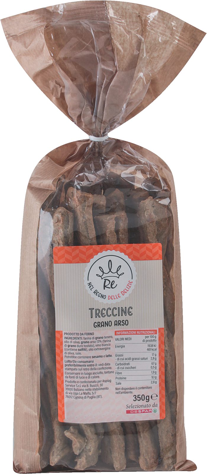 Treccine grano arso