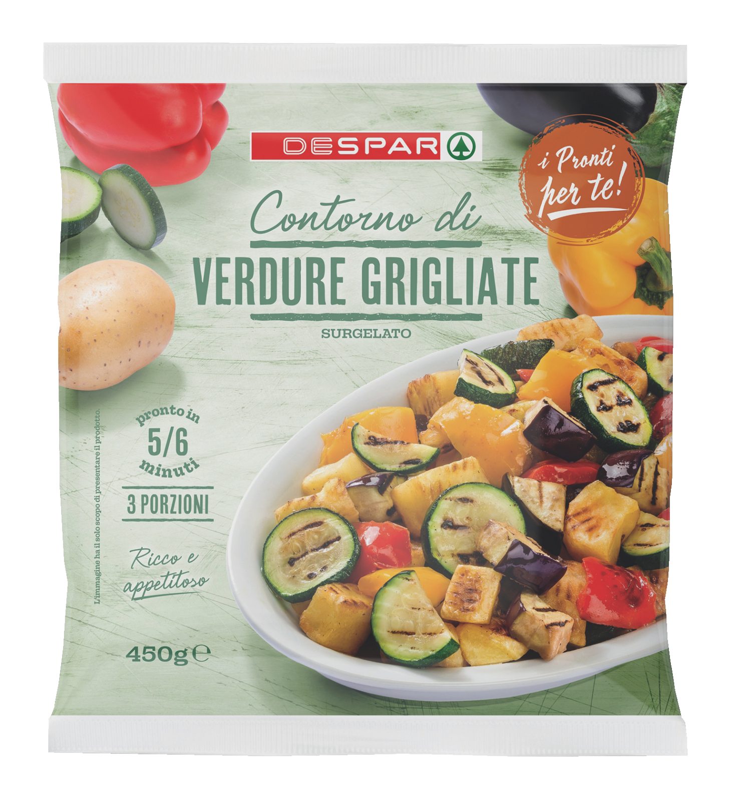 Contorno con verdure grigliate