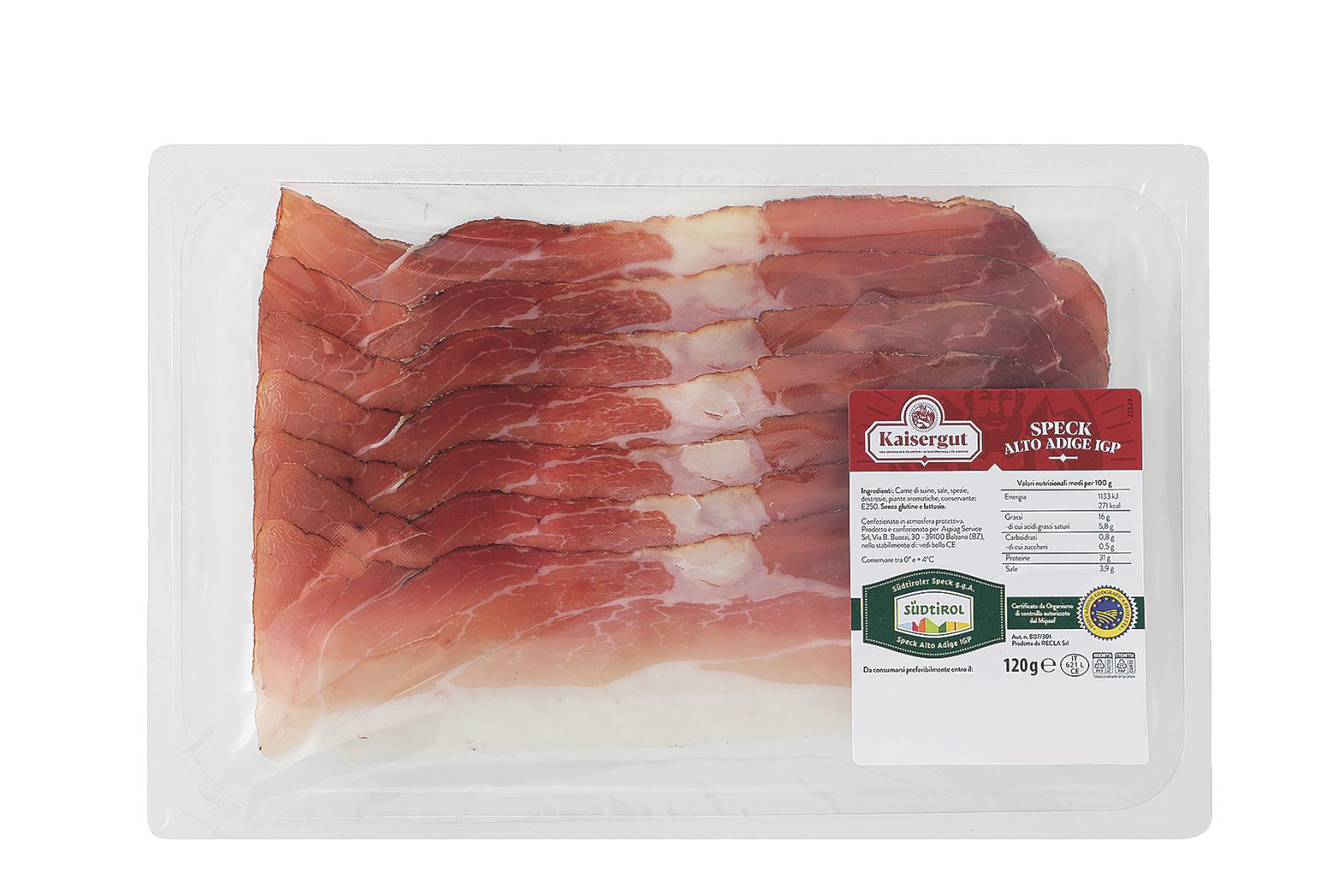 Speck Alto Adige IGP