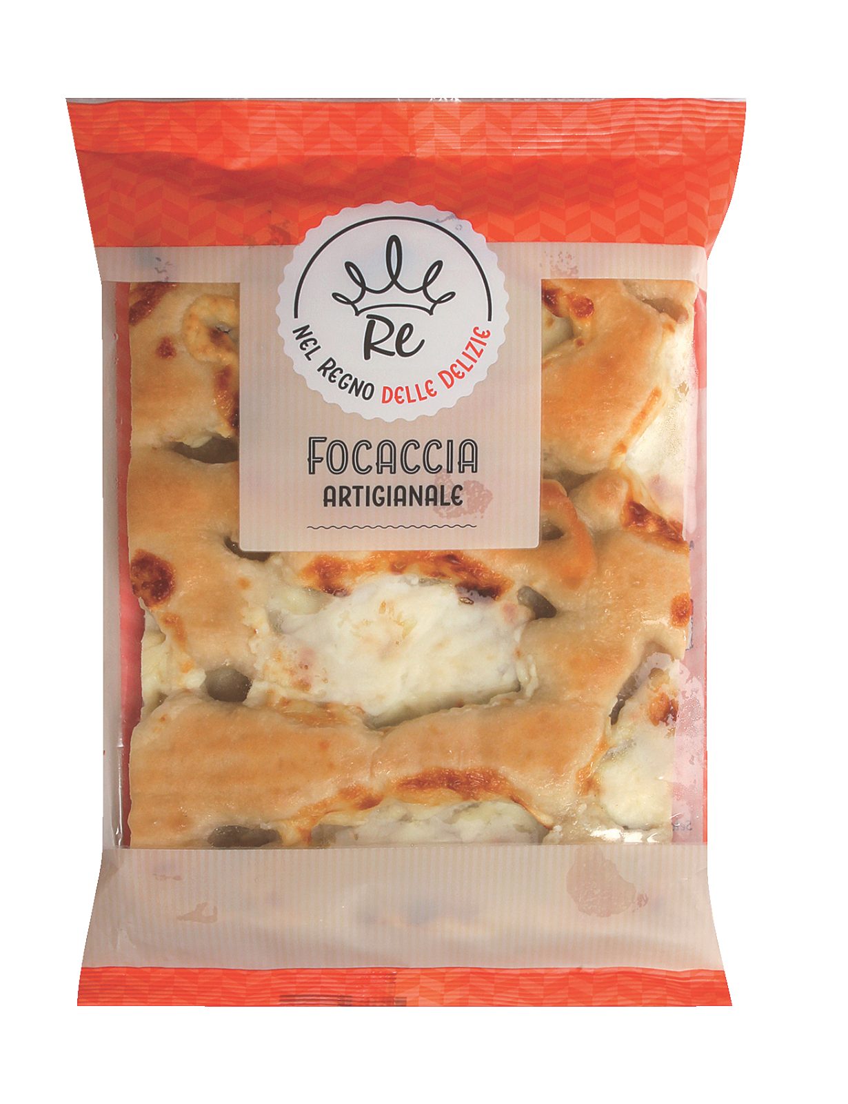 Focaccia mit Stracchino-Käse