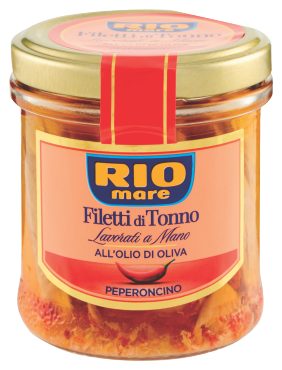 Filetti aus Thunfisch All'Olivenöl mit Peperoncino - Rio Mare - 130 g