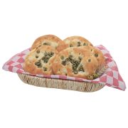 Focaccine alle 
olive verdi*