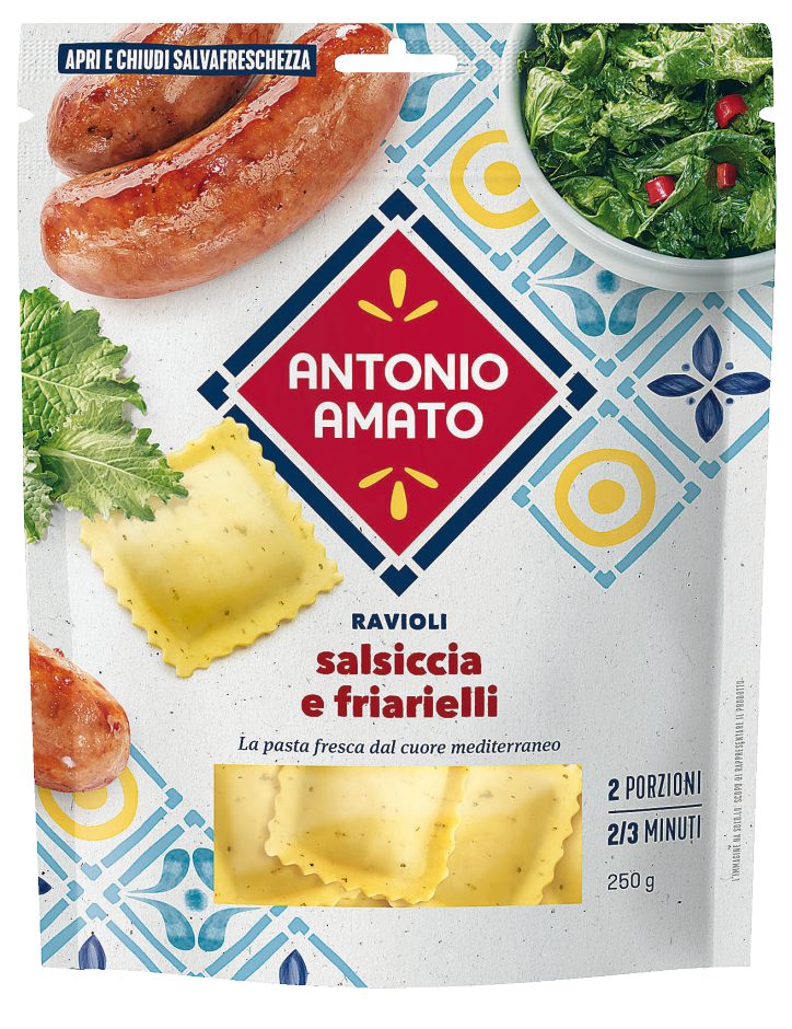 Ravioli salsiccia e friarielli