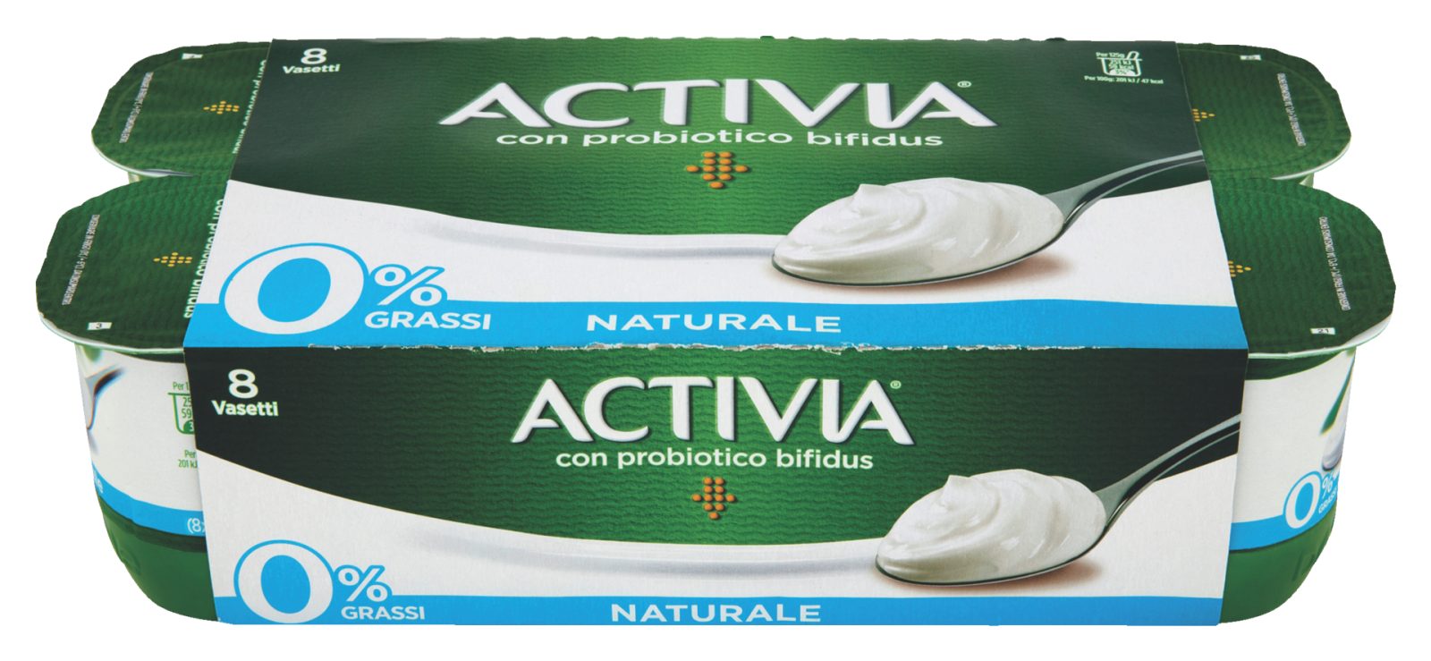 Joghurt mit Bifidus-Probiotikum, 0 % Fett, natürliches Weiß