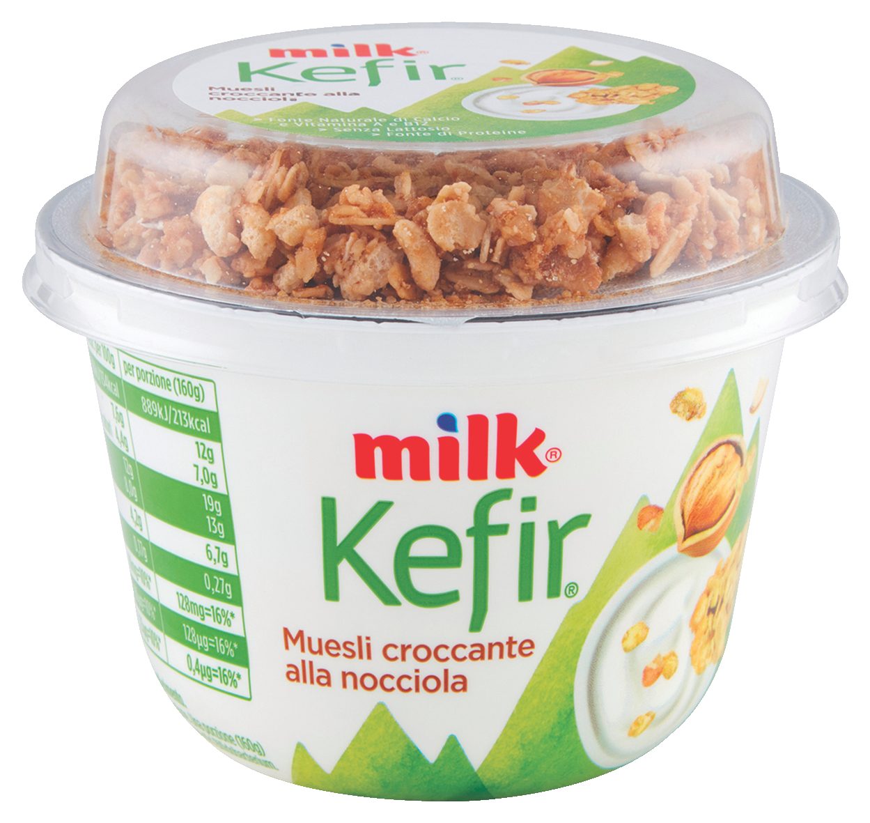 Kefir Muesli croccante alla nocciola