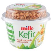 Kefir mit krokantem Müsli