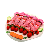 Spieße mit Schweinefleisch und Gemüse - Cucina Express - 