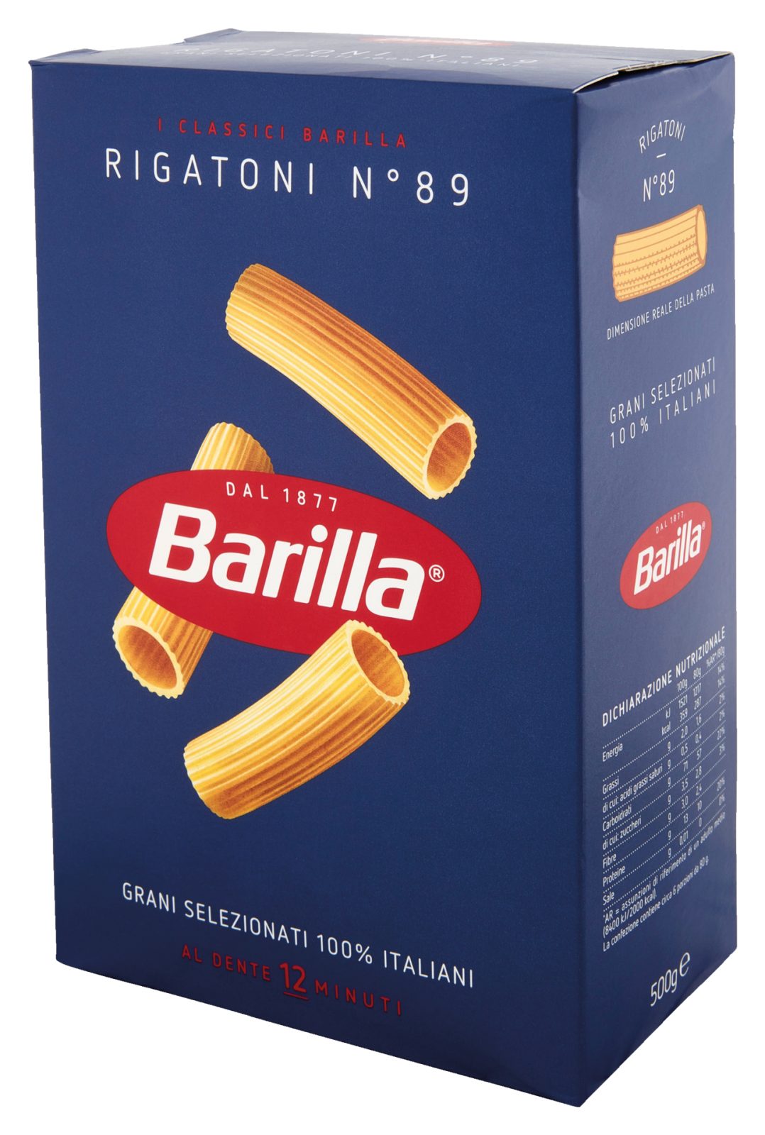 Pasta di semola rigatoni