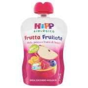 Frutta Frullata Mela, pesca e frutti di bosco Bio